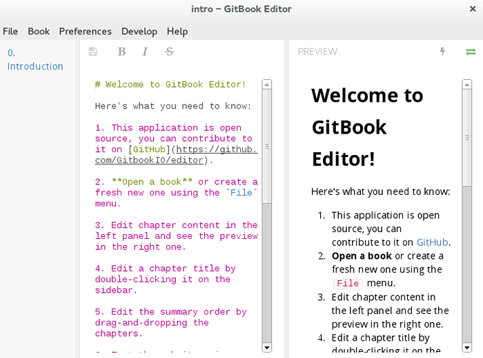 Como executar o GitBook Editor no Linux