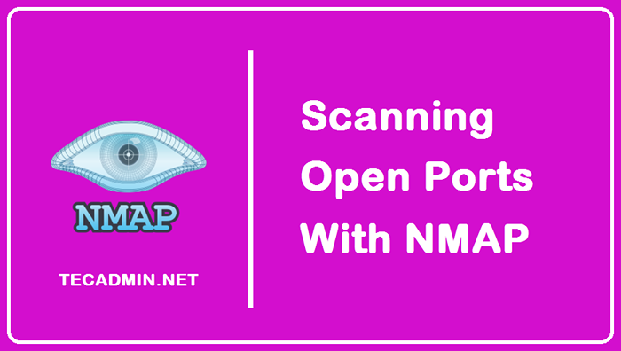 So scannen Sie mit NMAP öffnete Ports