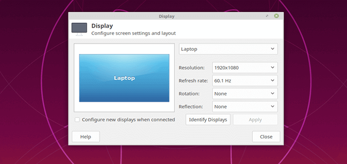 Cara menetapkan resolusi skrin tersuai di desktop ubuntu