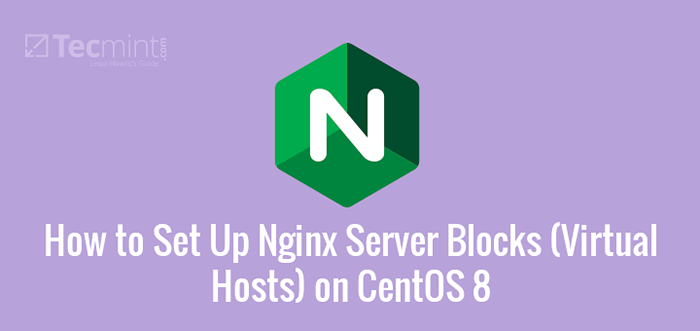 Jak skonfigurować bloki serwera Nginx (wirtualne hosty) na Centos 8