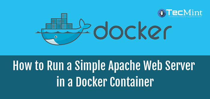Cómo configurar un servidor web de Apache simple en un contenedor Docker