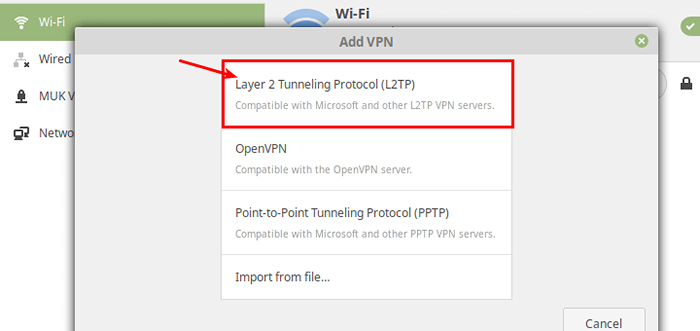 So richten Sie einen L2TP/IPSec -VPN -Client unter Linux ein