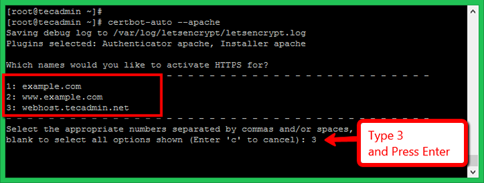 Comment configurer, cryptant SSL avec Apache sur Centos 8