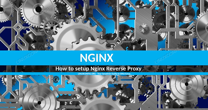 Cara mengatur proxy terbalik nginx