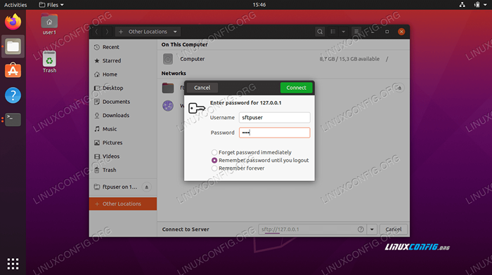 Cómo configurar el servidor SFTP en Ubuntu 20.04 fossa focal Linux