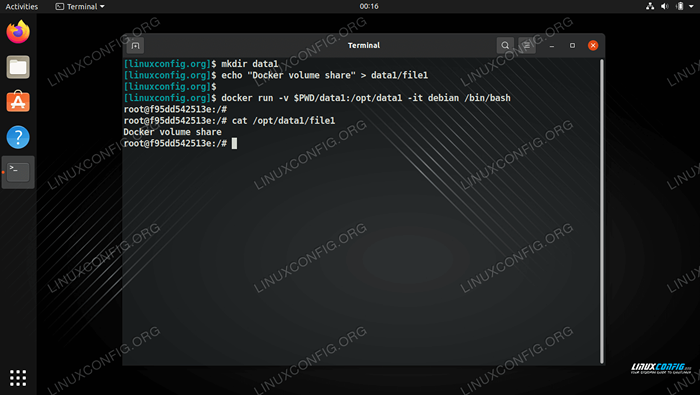 Cómo compartir datos entre un contenedor Docker y un sistema de host utilizando volúmenes