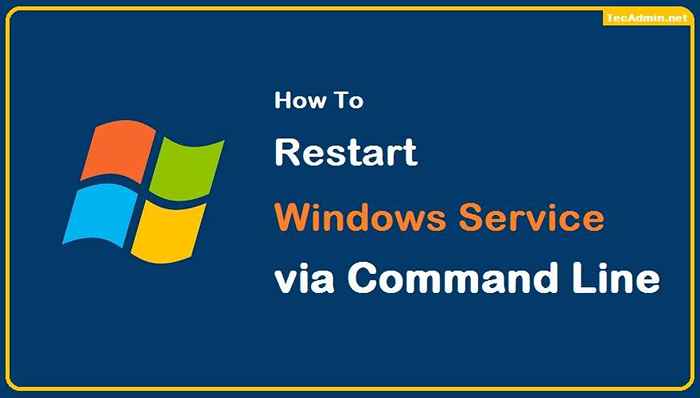 So starten/stoppen Sie Windows Service über die Befehlszeile