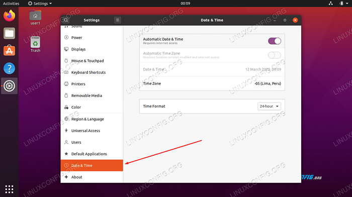 Comment synchroniser le temps sur Ubuntu 20.04 Focal Fossa Linux