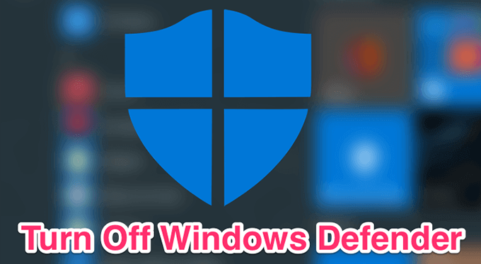 So schalten Sie Windows Defender aus