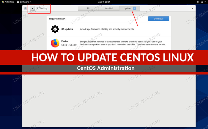 Cara memperbarui centos