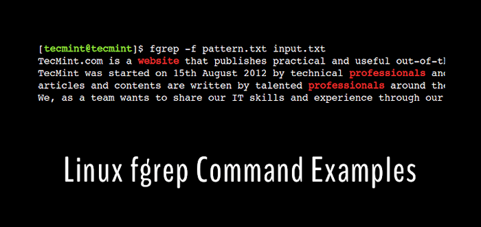 Cara menggunakan perintah fgrep untuk mencari string di linux