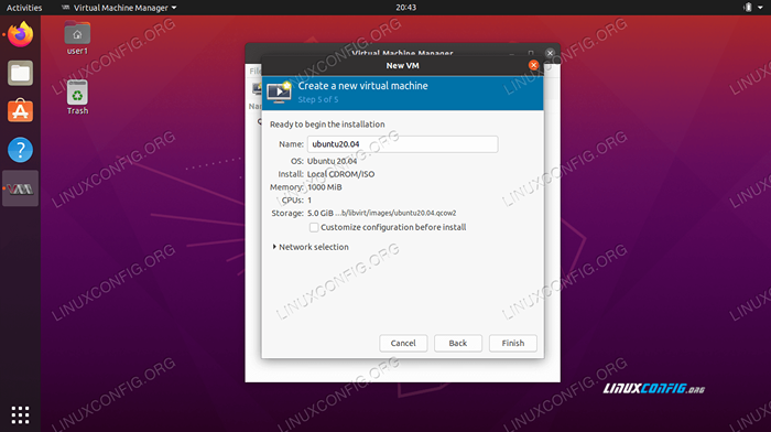 Installer et configurer KVM sur Ubuntu 20.04 Focal Fossa Linux