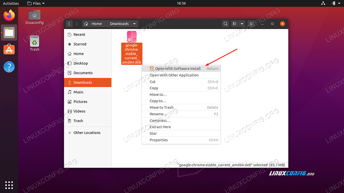 Installez le fichier deb sur Ubuntu 20.04 Focal Fossa Linux