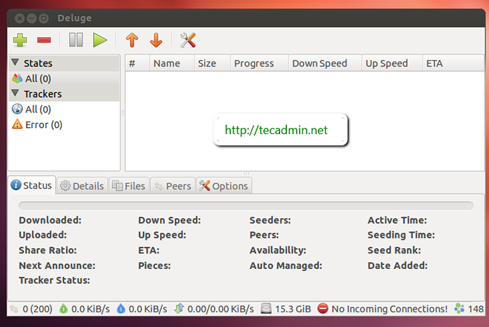 Instale o cliente BitTorrent Diluge no Ubuntu usando o PPA