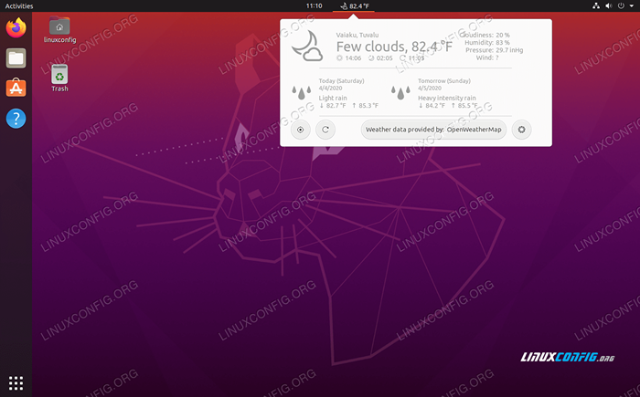 Pasang sambungan shell gnome dari fail zip menggunakan baris arahan di Ubuntu 20.04 Linux