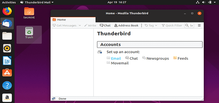 Instal Klien Email 'Thunderbird' terbaru di Sistem Linux