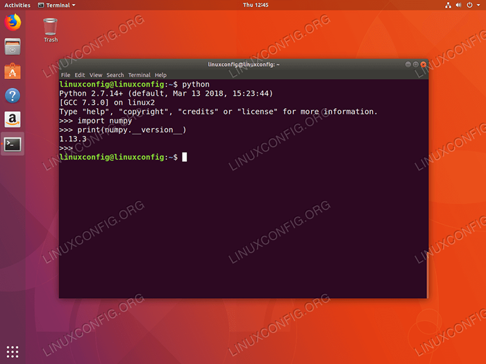 Instale Numpy no Ubuntu 18.04 Bionic Beaver Linux