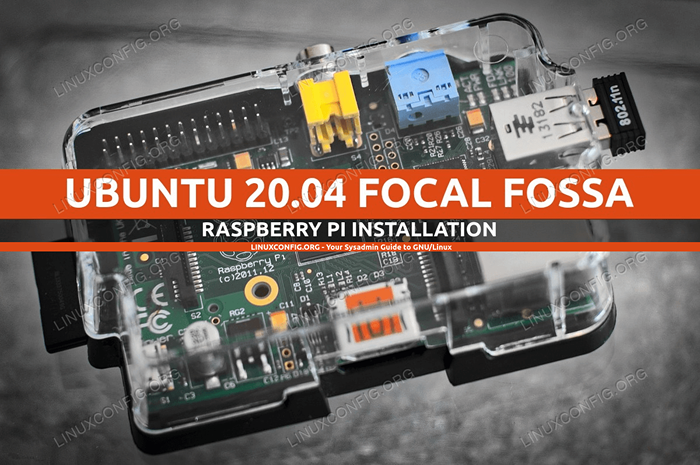 Pasang Ubuntu 20.04 di Raspberry Pi