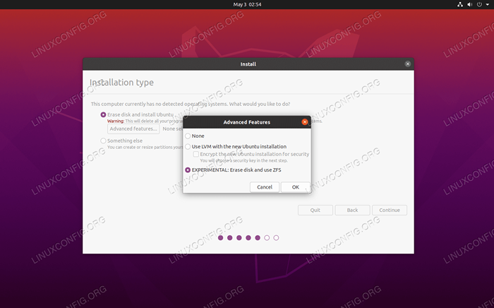 Installer Ubuntu 20.04 avec ZFS