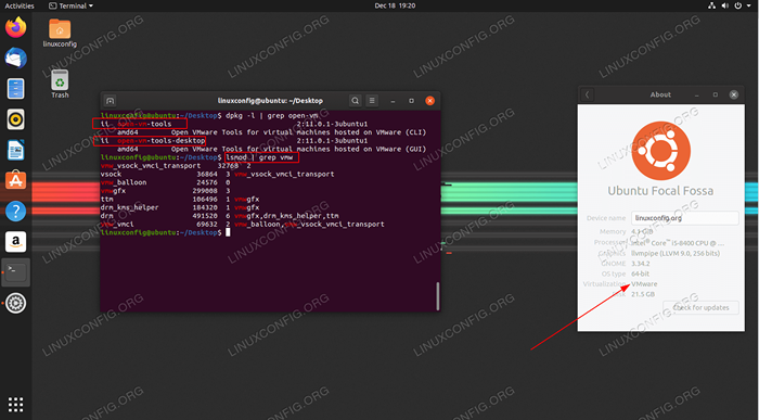 Installieren Sie VMware -Tools auf Ubuntu 20.04 fokale Fossa Linux