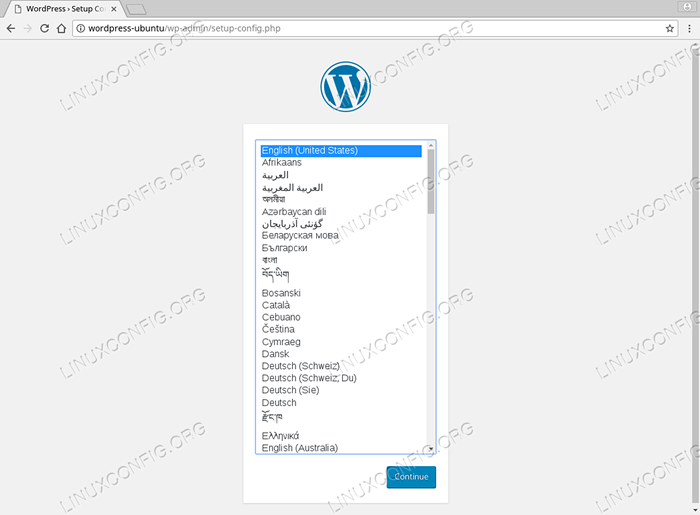 Pasang WordPress di Ubuntu 18.04 Bionic Beaver Linux