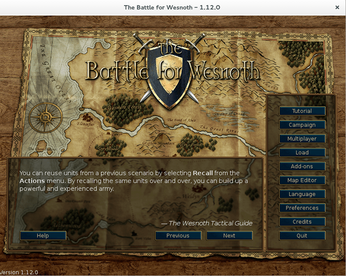 Installation de la bataille pour le jeu de stratégie Wesnoth de Source sur Ubuntu 14.04 Linux