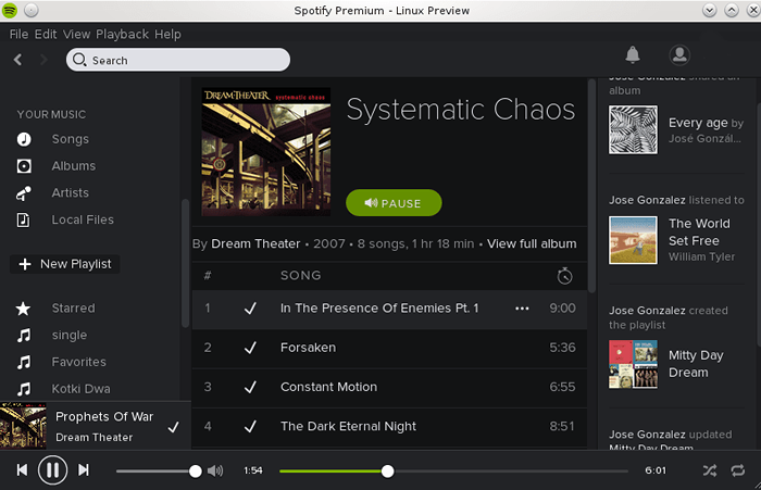 Pemasangan Pelanggan Spotify di Debian Linux 8 (Jessie) 64-bit