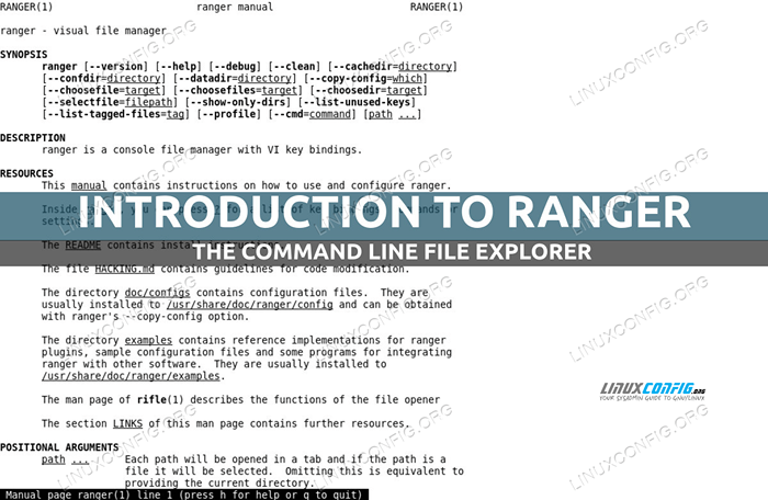 Wprowadzenie do Ranger File Manager