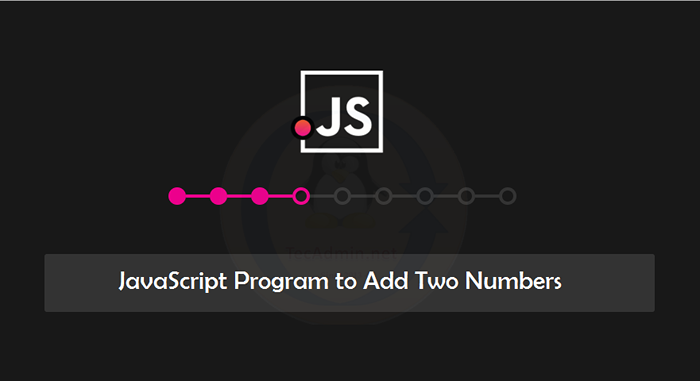 Programa JavaScript para agregar dos números