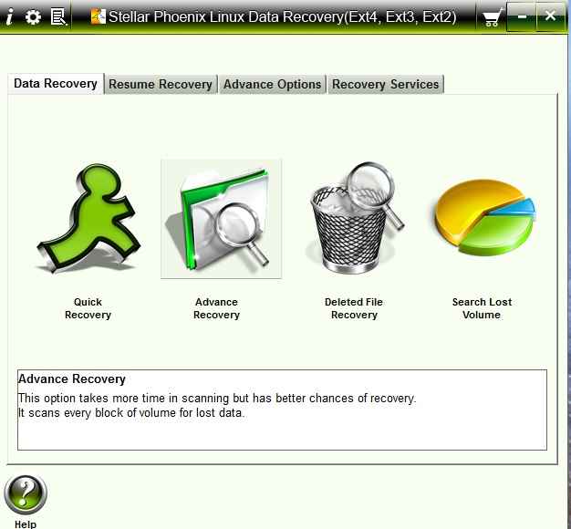 Herramienta de recuperación de datos de Linux (un producto de Stellar Phoenix)