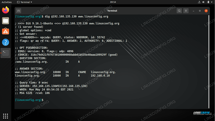 Linux DNS Server mengikat konfigurasi