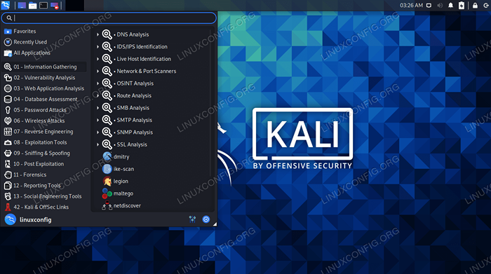 Liste der besten Kali -Linux -Tools für Penetrationstests und Hacking