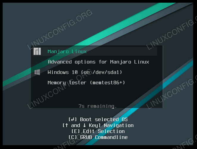 Manjaro Linux Windows 10 Dual Boot