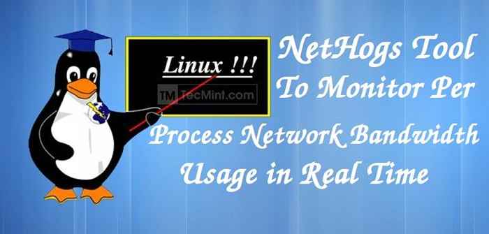 Nethogs - Pantau Penggunaan Lalu Lintas Jaringan Linux per proses