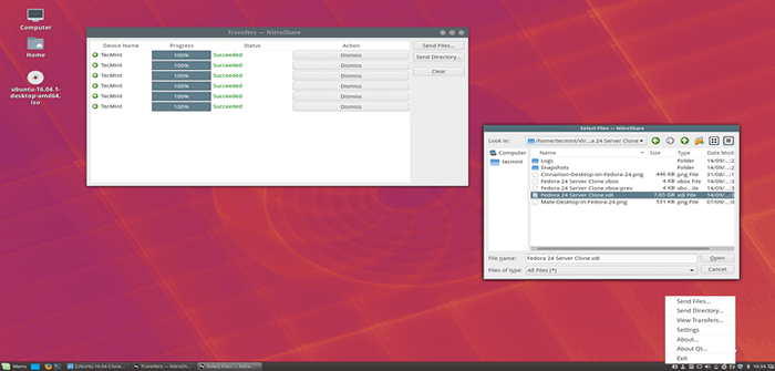 Nitroshare - Mudah berbagi file antara Linux dan Windows di jaringan lokal