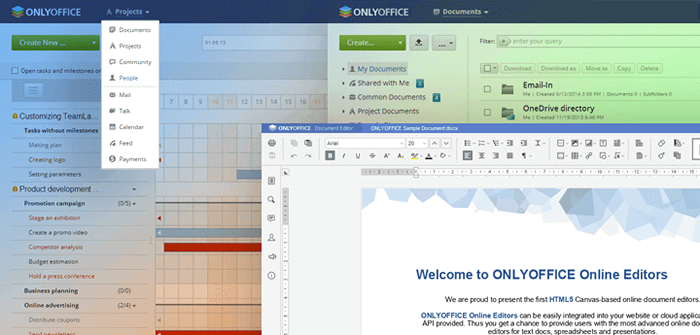OnlyOffice una oficina completa y de productividad basada en la web para aumentar la eficiencia de su equipo