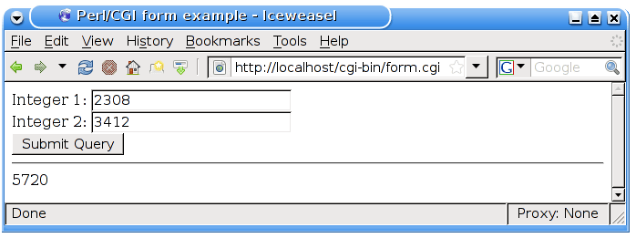 Perl - CGI - Przykład przesyłania formularza
