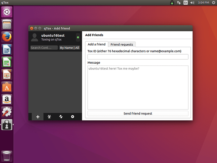 Protegendo seu bate -papo com Qtox no Ubuntu Linux