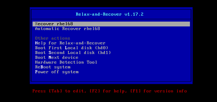 RELACJA I RECORED-tworzenie kopii zapasowych i odzyskania systemu Linux