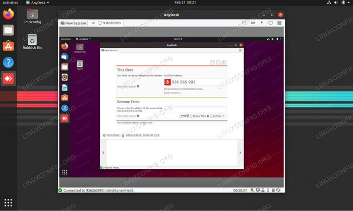 Perkongsian Desktop Jauh dengan Anydesk di Ubuntu 20.04 Focal Fossa