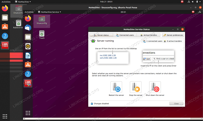 Partage de bureau à distance avec nomachine sur Ubuntu 20.04 FOCAL FOSSA