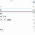 Keluarkan ikon kunci pada folder di Windows 7