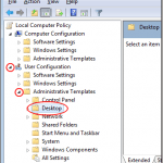 Retirez l'assistant de nettoyage de bureau de Windows 7