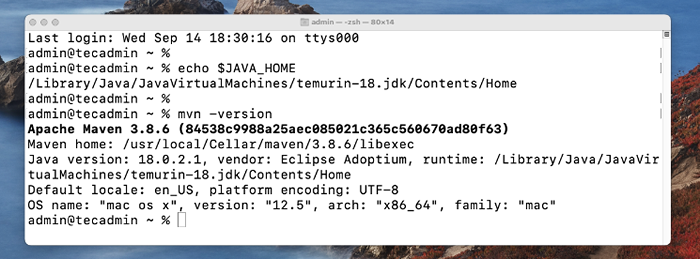 (Resuelto) La variable de entorno java_home no se define correctamente en macOS