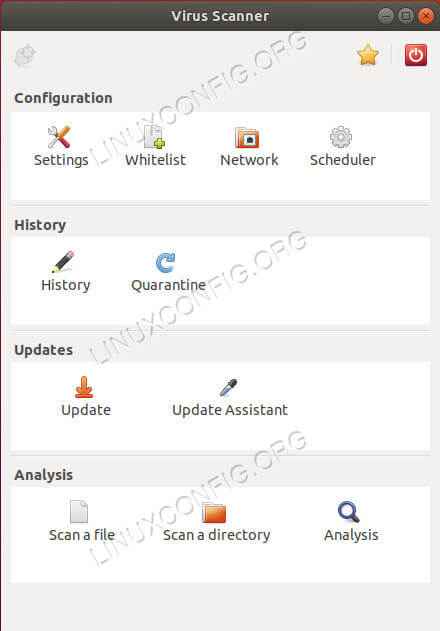 Scan Ubuntu 18.04 dla wirusów z CLAMAV