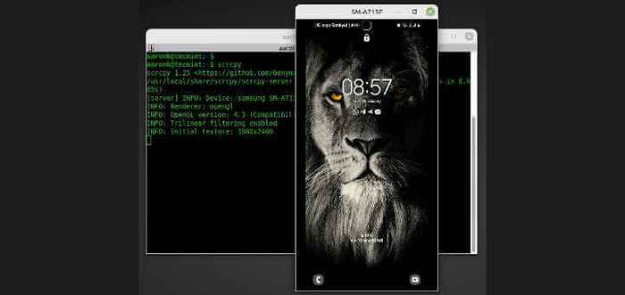 SCRCPY visite y controle su dispositivo Android a través de Linux Desktop