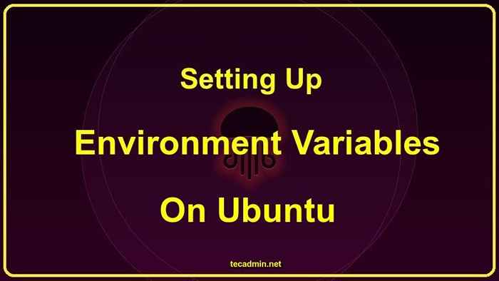 Configurando variáveis ​​de ambiente no Ubuntu