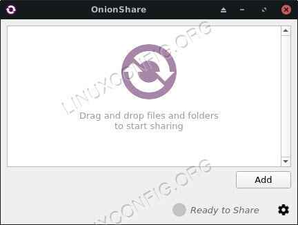 Compartir archivos de forma segura con OnionShare