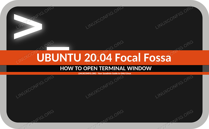 Pintasan untuk mengakses terminal di Ubuntu 20.04 Focal Fossa