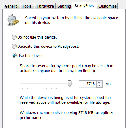 Jeśli użyjesz ReadyBoost na swoim komputerze?